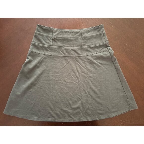 Athleta Skyose Ponte Twill Casual Golf Tennis Sporty Mini Skirt Grey Size 6 Tall - Picture 3 of 11